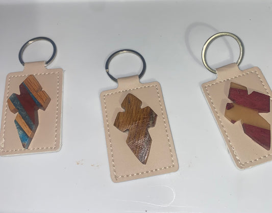Cross keychain
