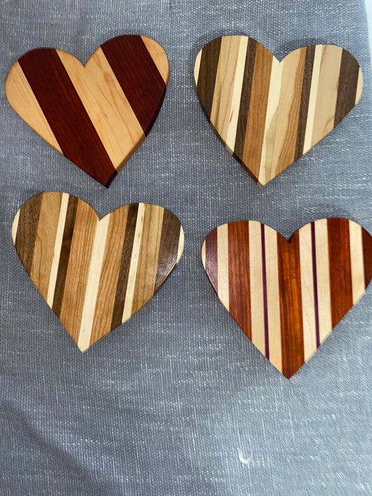 Heart cutting/charcuterie boards